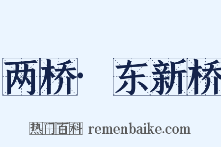 两桥·东新桥是什么意思的图片